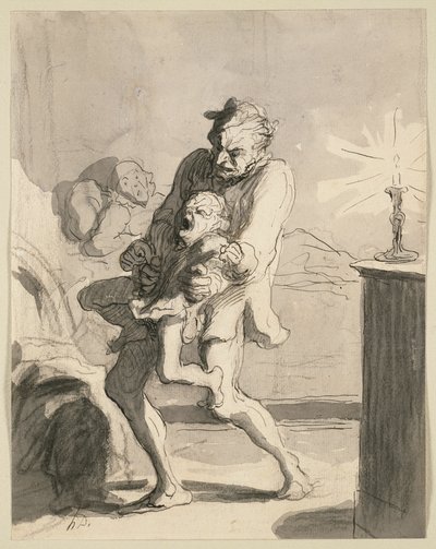 Disciplina paterna de Honoré Victorin Daumier