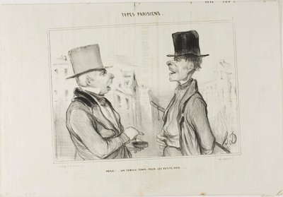 Great Times for Small Fry..., plato 7 de Types Parisiens de Honoré Victorin Daumier