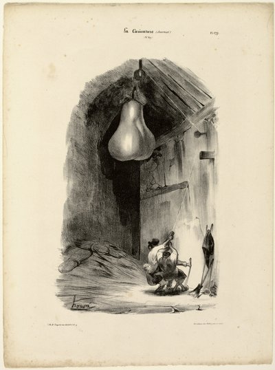 "¡Heave-ho!... ¡Heave-ho! Heave-ho!," plato 179 de Honoré Victorin Daumier