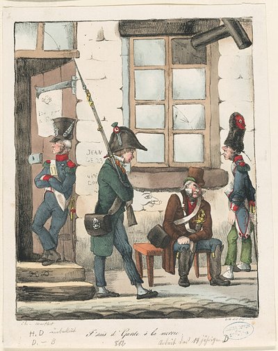 "Estoy vigilando el ayuntamiento" de Honoré Victorin Daumier