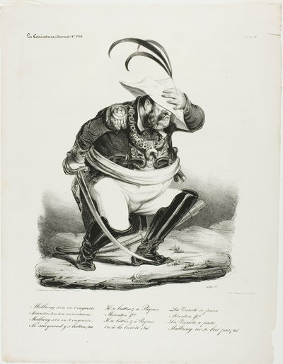 Malbroug va a la guerra... de Honoré Victorin Daumier