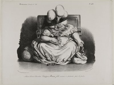 Marie Louise Charlotte Philippine Pairie, prostituta, autorizada por la policía de Honoré Victorin Daumier