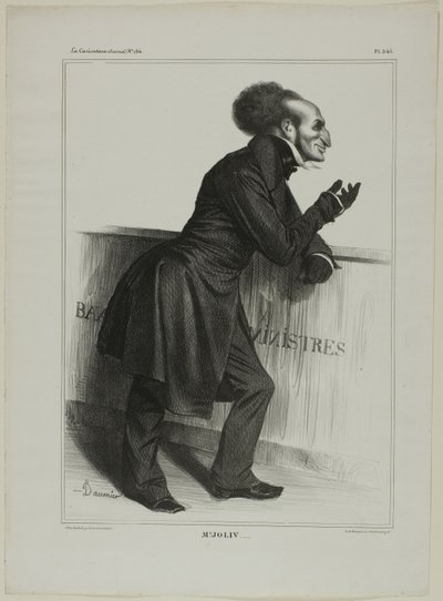 Sr. Joliv...., placa 346 de Cartooning Celebrities de Honoré Victorin Daumier