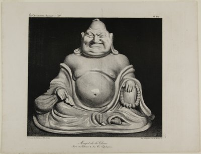 Figura de porcelana china (de la colección privada del Sr. Charles Philipon), plato 416 de Honoré Victorin Daumier