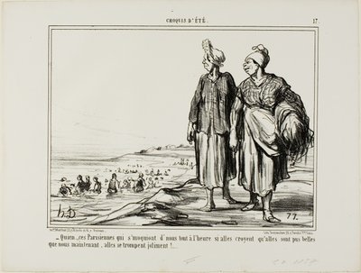 Quien...esas mujeres parisinas que se burlan de nosotros de Honoré Victorin Daumier