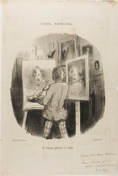 Autorretrato de un francés, lámina 2 de Scénes D