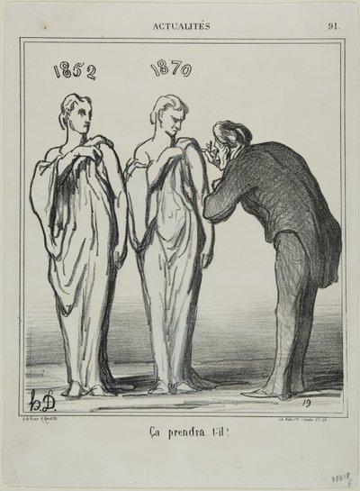 "¡Eso servirá!", placa 91 de Actualités de Honoré Victorin Daumier