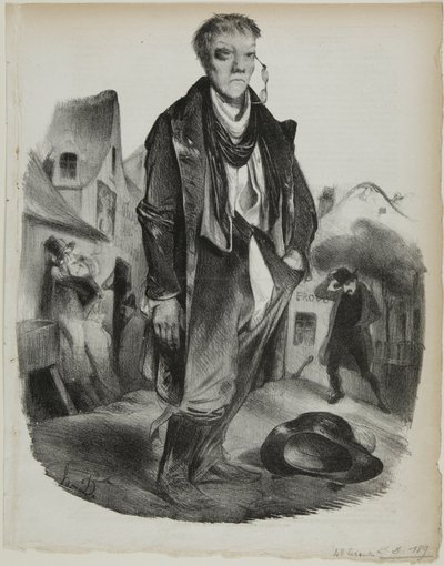 El borracho de Honoré Victorin Daumier
