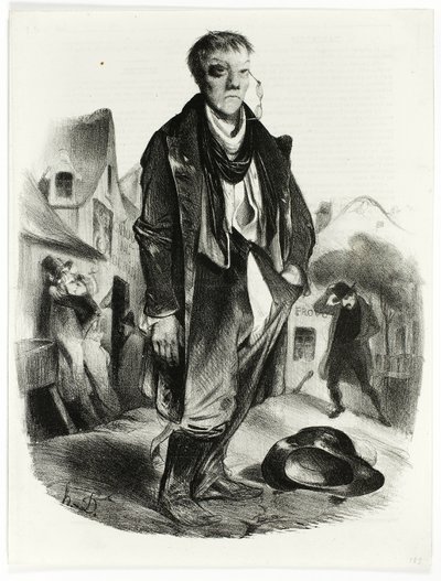 El borracho de Honoré Victorin Daumier