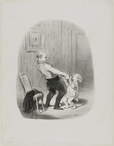 La Lesión del Primer Baile, de Les Papas de Honoré Victorin Daumier