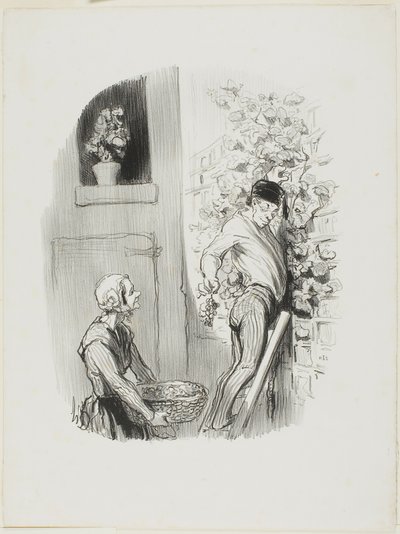 El vendimiador, de Les Bons Bourgeois de Honoré Victorin Daumier