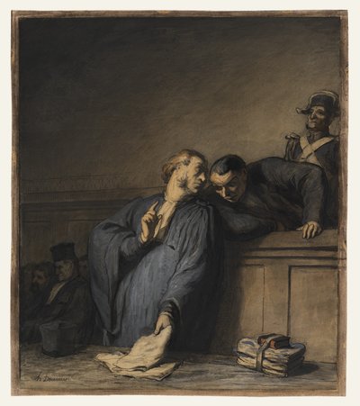 Un caso criminal de Honoré Daumier
