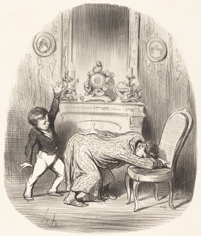 A imitación de Enrique IV de Honoré Daumier