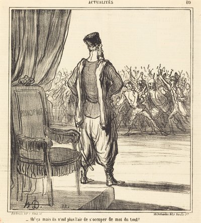 Ah! eso... ya no parecen ocuparse de mí de Honoré Daumier