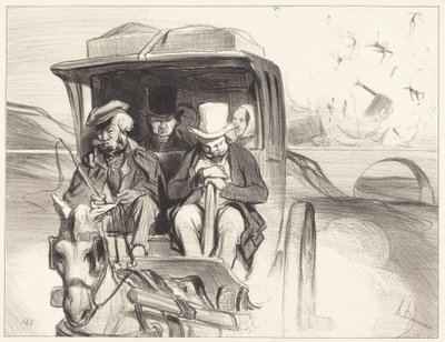 Vamos ... maldita sea, cochero ... de Honoré Daumier