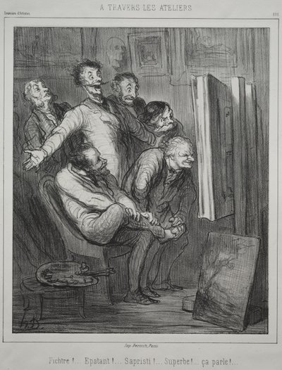 A través de los estudios de Honoré Daumier
