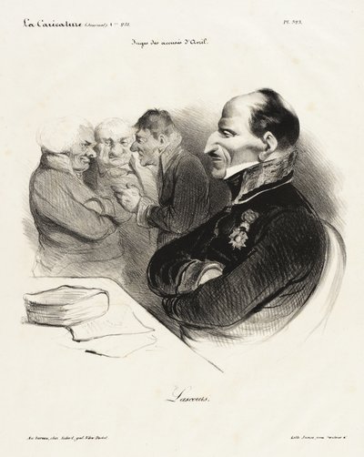 Barón de Lascours de Honoré Daumier
