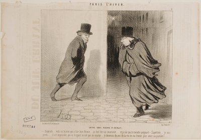 Entre las 11 y medianoche de Honoré Daumier