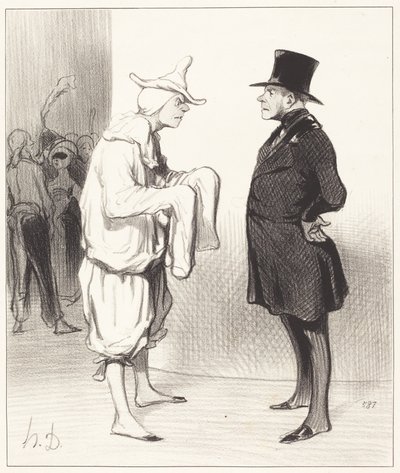 Zanahoria del volatinero de Honoré Daumier