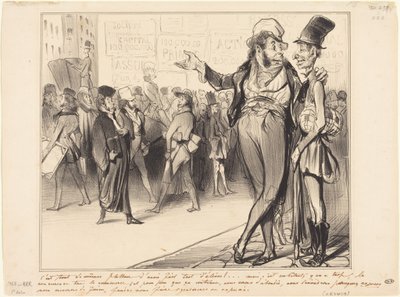 ¡Aun así es halagador haber tenido tantos alumnos!... de Honoré Daumier