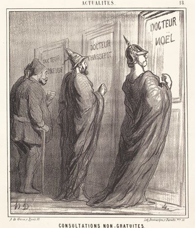 Consultas no gratuitas de Honoré Daumier