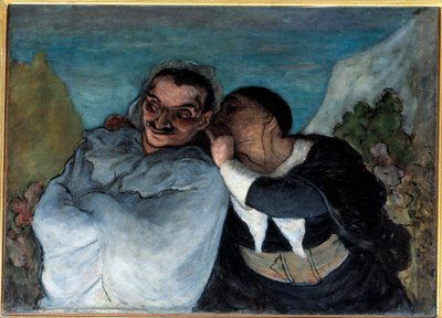 Crispín y Scapin de Honoré Daumier