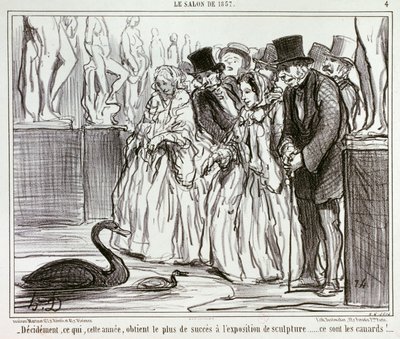 Decididamente, lo que este año obtiene mayor éxito en la exposición de escultura... / 4. de Honoré Daumier