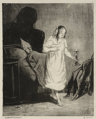 Dime, Bichette ... ¿en qué estás pensando ...? de Honoré Daumier