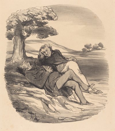 Dulce ocio de un ferretero retirado del comercio... de Honoré Daumier