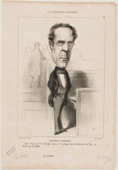 Duvergier de Hauranne de Honoré Daumier