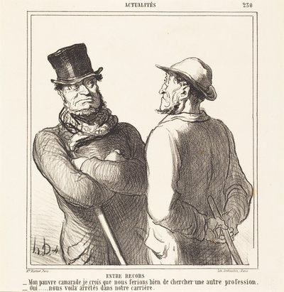 Entre recors de Honoré Daumier