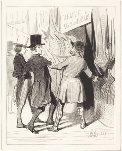Entren Señores... aquí hay magníficos... de Honoré Daumier