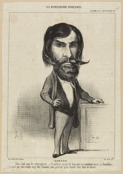 Gambon de Honoré Daumier