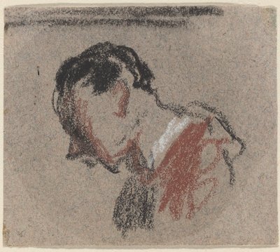 Cabeza de un hombre de Honoré Daumier