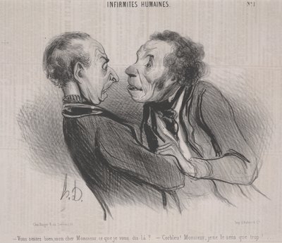 Debilidades humanas, no. 1 de Honoré Daumier