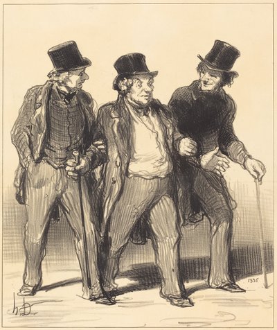 Me parece que veo... un... perro... sin bozal!... de Honoré Daumier
