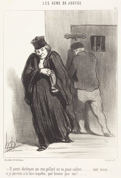 Parece... que mi muchacho es un gran canalla... de Honoré Daumier