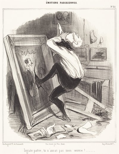 Patria ingrata, no tendrás mi obra!... de Honoré Daumier