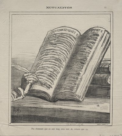 Actualidades (No. 77): No te asombres de que sea largo y con muchas correcciones de Honoré Daumier