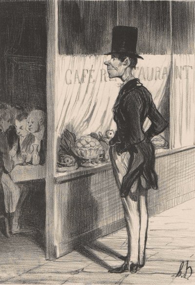 Tengo tres céntimos de Honoré Daumier