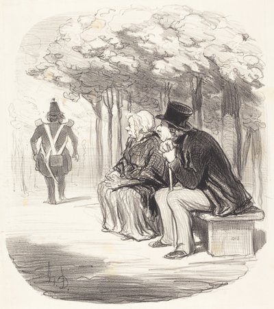 No me sorprende si las mujeres tienen... buen gusto... de Honoré Daumier