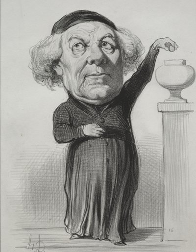 Jean Jacques Fayet, obispo de Orleans de Honoré Daumier