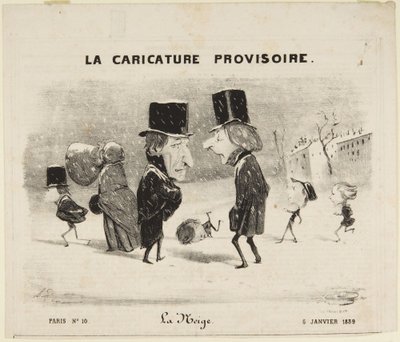 La nieve de Honoré Daumier