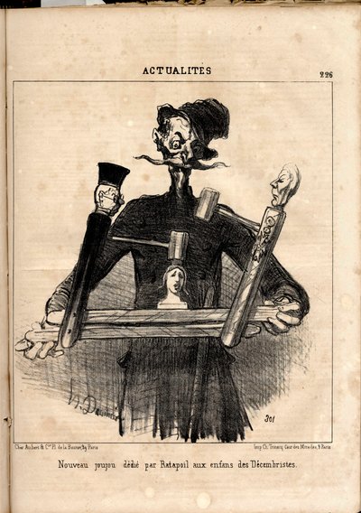 Le Charivari, Satírico en N & B de Honoré Daumier