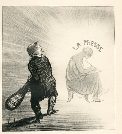 Le Charivari, Satírico en N & B de Honoré Daumier