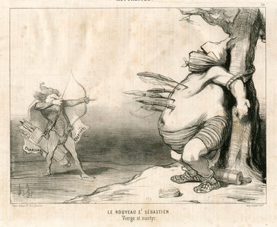 Le Charivari, Satírico en N & B de Honoré Daumier