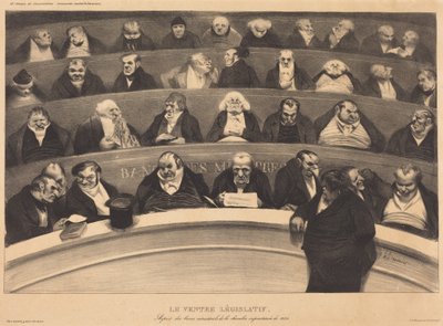 El vientre legislativo de Honoré Daumier