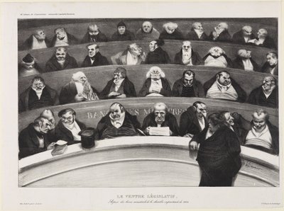 El vientre legislativo de Honoré Daumier