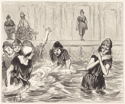 Las lavanderas de Honoré Daumier