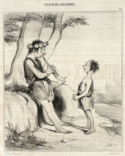 Los pastores de Virgilio de Honoré Daumier